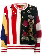Dolce & Gabbana Appliquéd Jumper - Multicolour