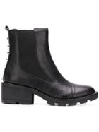 Kendall+kylie Back Stud Ankle Boots - Black