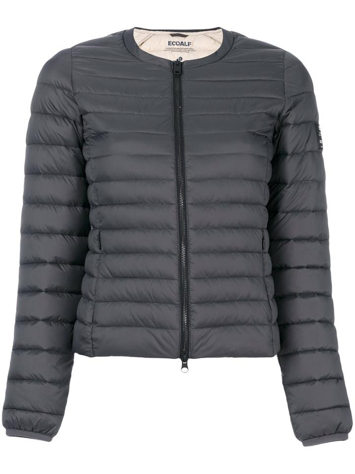 Ecoalf - Usuahia Down Jacket - Women - Feather Down/nylon/polyester - Xl, Grey, Feather Down/nylon/polyester