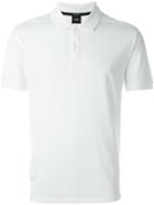 Moncler Gamme Bleu Striped Trim Polo Shirt - White