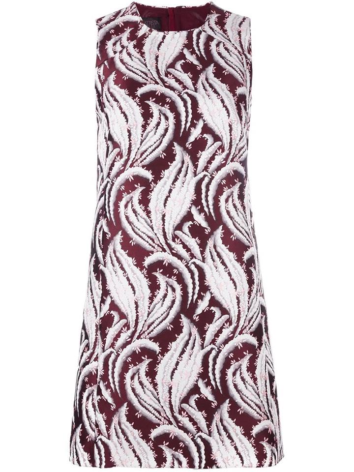 Giambattista Valli Abstract Jacquard Pattern Dress