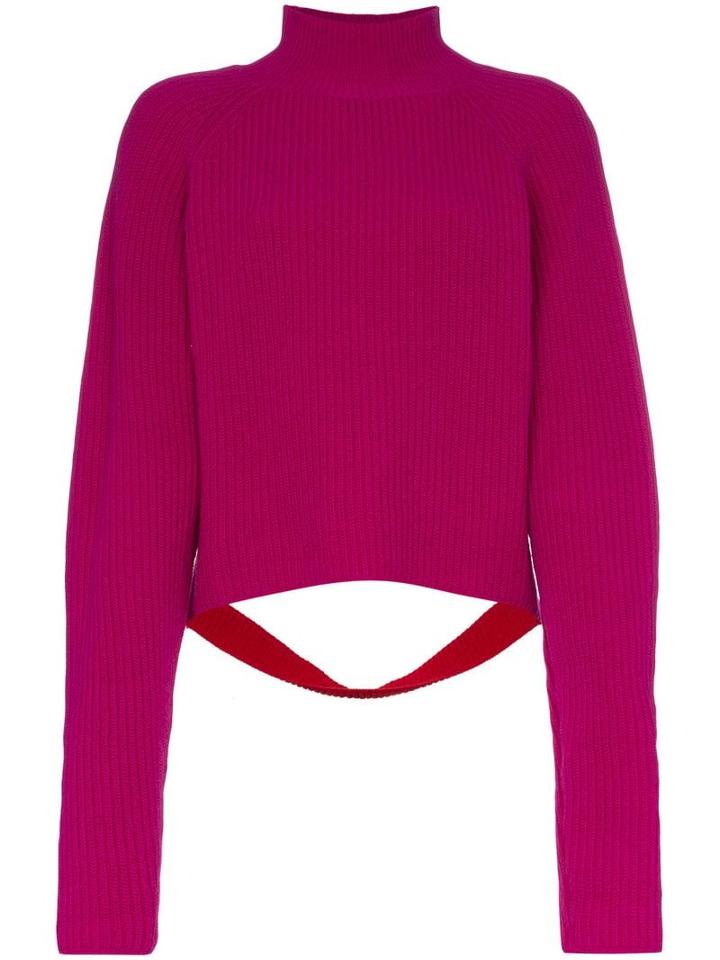 Borgo De Nor Edamame London Cutout Contrast Detail Knitted Jumper -