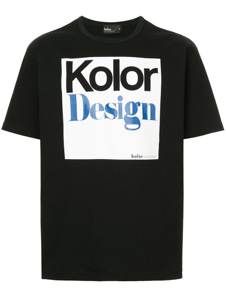 Kolor Logo Patch T-shirt - Black