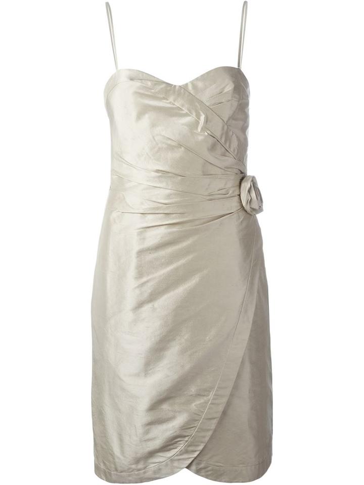 Armani Collezioni Rose Embellished Party Dress