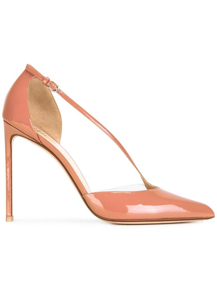 Francesco Russo Pointed Toe Pumps - Nude & Neutrals