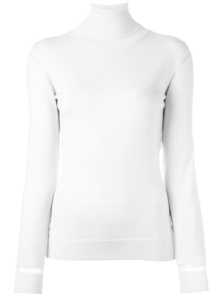 Lanvin Music Detail Cardigan, Women's, Size: Large, White, Silk/polyamide/spandex/elastane/cashmere