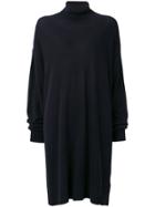 Maison Margiela Roll Neck Knitted Dress - Black