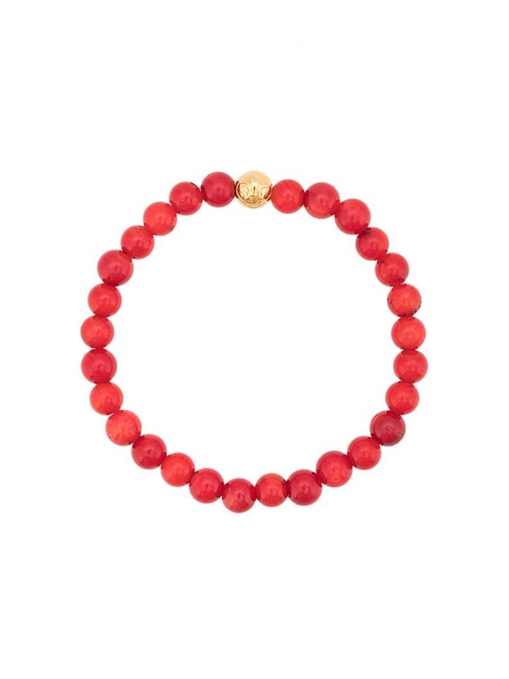 Nialaya Jewelry Faceted Bead Bracelet - Red