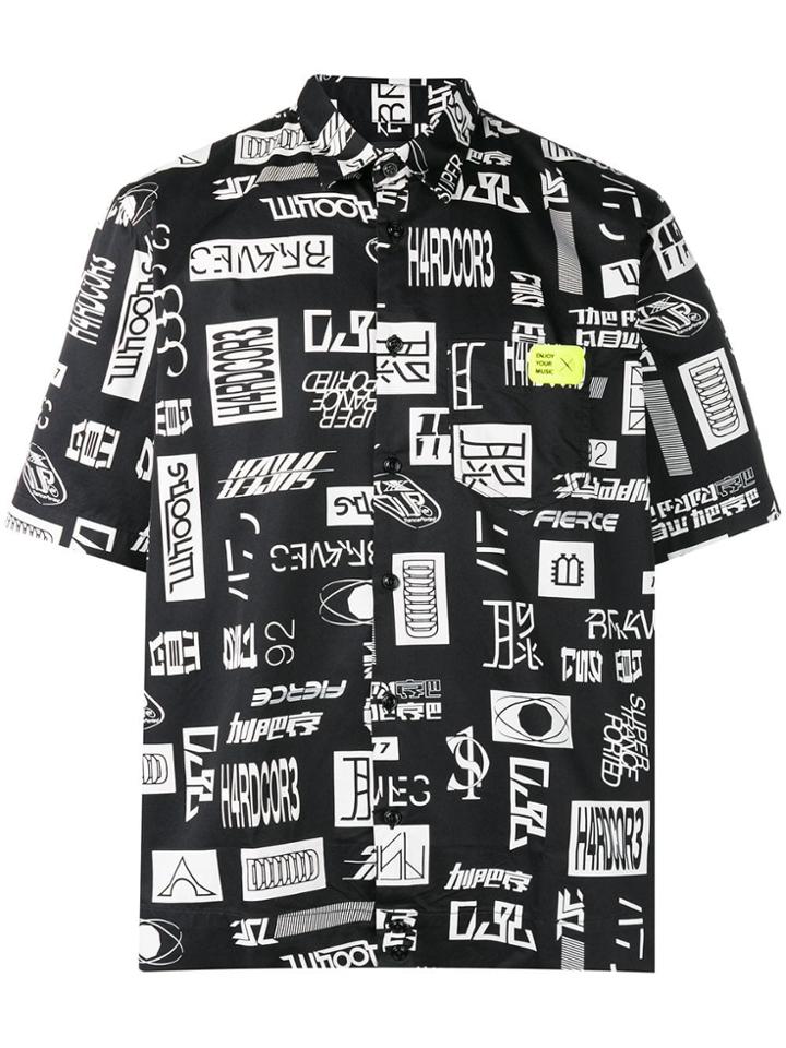 Diesel Printed Short Sleeve Shirt - Black