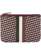 Pierre Hardy Geometric Print Clutch - Red
