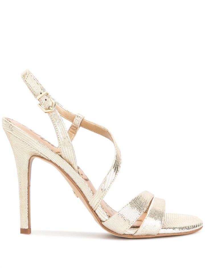 Sam Edelman Alissandra Strappa Heeled Sandals - Gold