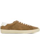 Saint Laurent Sl06 Court Sneakers - Brown