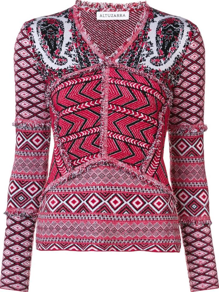 Altuzarra 'rey' Jumper, Women's, Size: Medium, Red, Polyamide/viscose/wool
