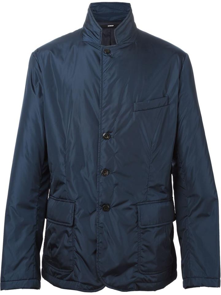 Dondup Windbreaker-style Jacket, Men's, Size: 54, Blue, Polyamide/polyurethane/polyester