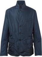 Dondup Windbreaker-style Jacket, Men's, Size: 54, Blue, Polyamide/polyurethane/polyester