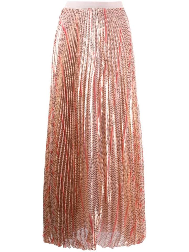 Giambattista Valli Striped Skirt - Pink