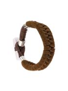 Dsquared2 Braided Bracelet, Men's, Size: Small, Brown
