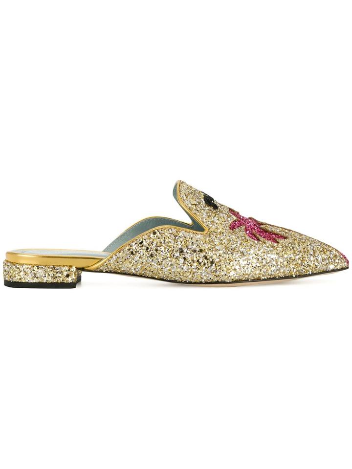 Chiara Ferragni Chiara Suite Mules - Gold