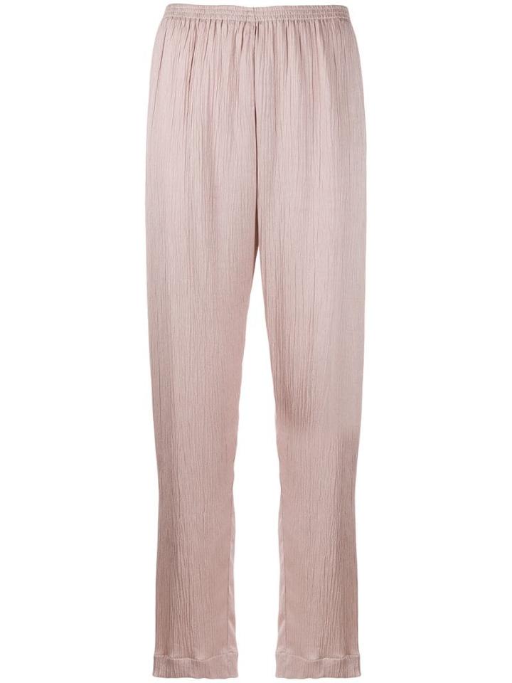 Forte Forte Pleated Palazzo Pants - Pink