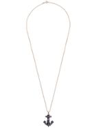 True Rocks Anchor Pendant Necklace - Blue