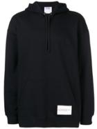 Calvin Klein Jeans Est. 1978 Logo Patch Drawstring Hoodie - Black