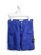 Stone Island Kids Cargo Shorts, Boy's, Size: 10 Yrs, Blue