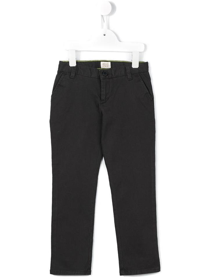 Armani Junior Classic Chinos, Boy's, Size: 12 Yrs, Grey