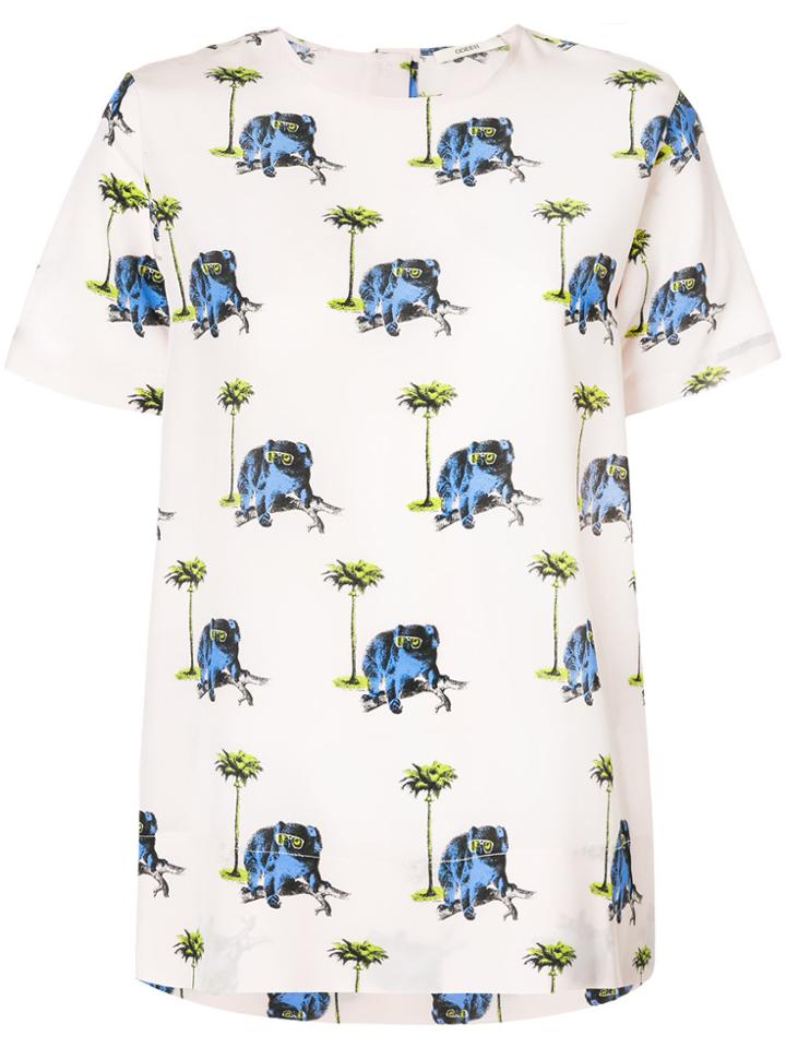 Odeeh Koala Print T-shirt - Nude & Neutrals