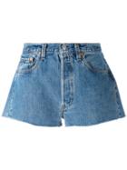 Levi's - Denim Shorts - Women - Cotton - 26, Blue, Cotton