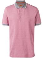 Missoni Contrast Collar Polo Shirt - Red