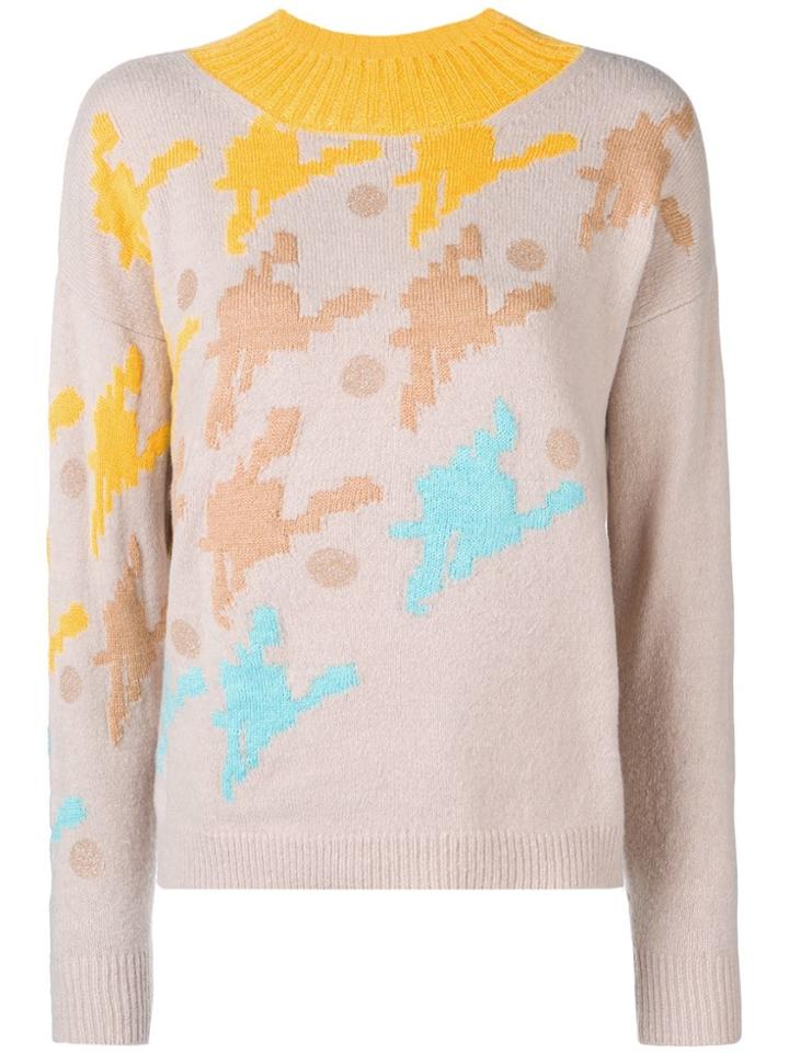 Delpozo Intarsia Knit Jumper - Neutrals