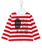 Burberry Kids Use You Head Printed Top, Girl's, Size: 18-24 Mth, Red