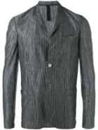 Harris Wharf London - Patch Pockets Striped Blazer - Men - Linen/flax - 48, Grey, Linen/flax