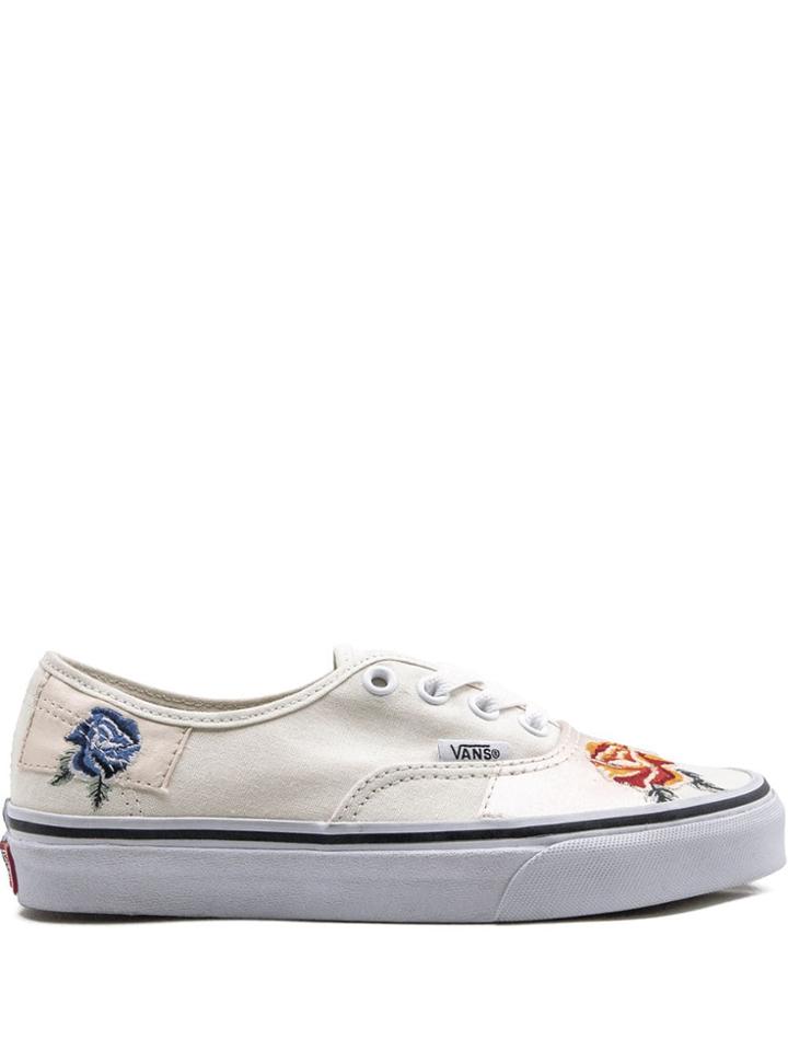 Vans Authentic Satin Patchwork Sneakers - Neutrals