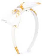 Young Versace Baroque Print Hair Band, Girl's, White