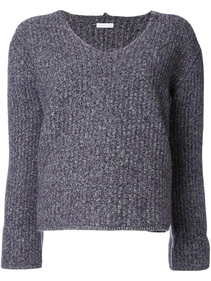Rito V-neck Jumper, Women's, Size: 38, Pink/purple, Wool