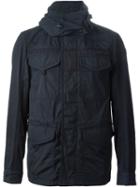 Moncler 'corbin' Padded Jacket, Men's, Size: 3, Blue, Cotton/polyester/polyamide/cotton