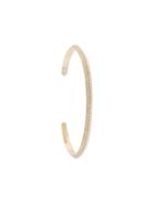 Lizzie Mandler Fine Jewelry 18kt Yellow Gold Cuff With Diamonds -
