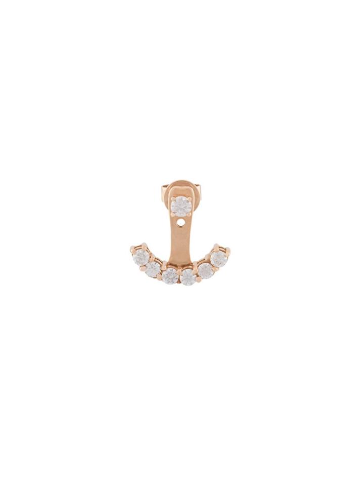 Anita Ko 18kt Rose Gold Diamond Ear Jacket - Metallic