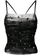 Dolce & Gabbana Embellished Tank Top - Black