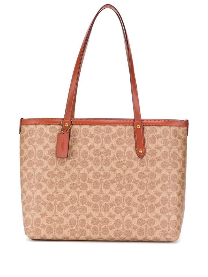 Coach Logo Tote Bag - Neutrals