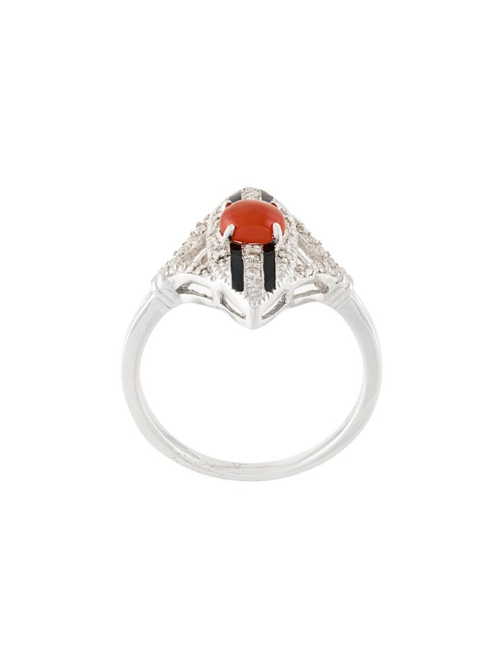 V Jewellery Scarlett Ring - Metallic