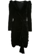 Iorane Velvet Mini Dress - Black