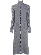 Haider Ackermann Striped Midi Dress - White