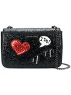 Love Moschino Glitter Shoulder Bag - Black