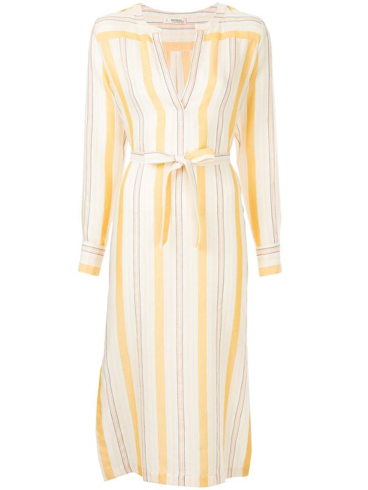 Lemlem Zeritu Striped Shirt Dress - Yellow
