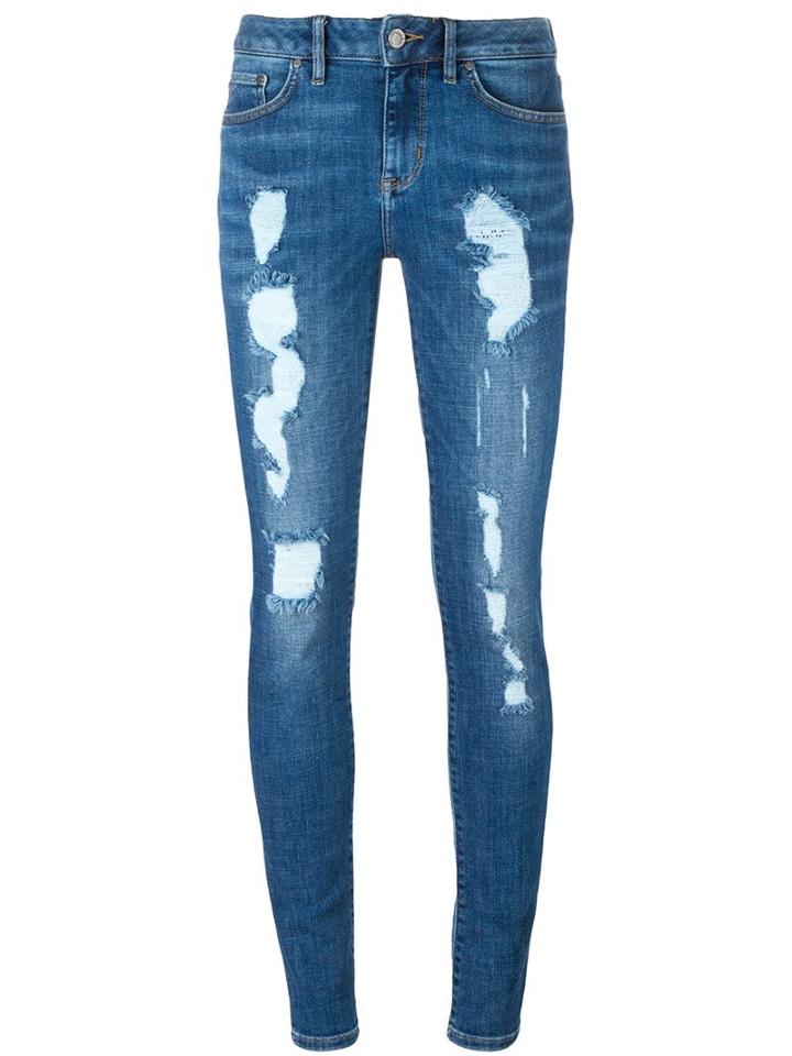 Tommy Hilfiger Tommy X Gigi Hadid 'venice' Skinny Jeans, Women's, Size: 29, Blue, Cotton/polyester/spandex/elastane