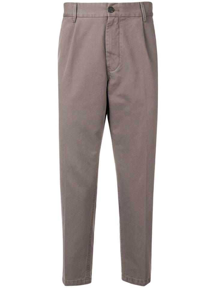 Haikure Relaxed-fit Tailored Trousers - Grey