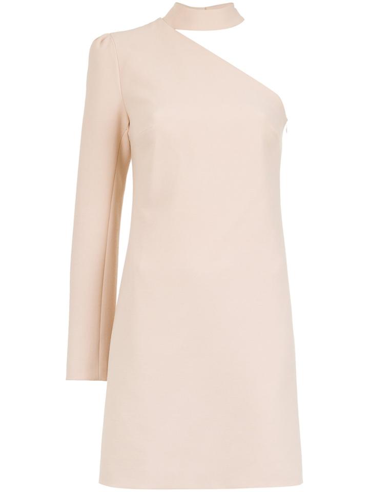 Nk One Shoulder Straight Dress - Nude & Neutrals