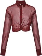 Haculla Plaid Blouse - Red